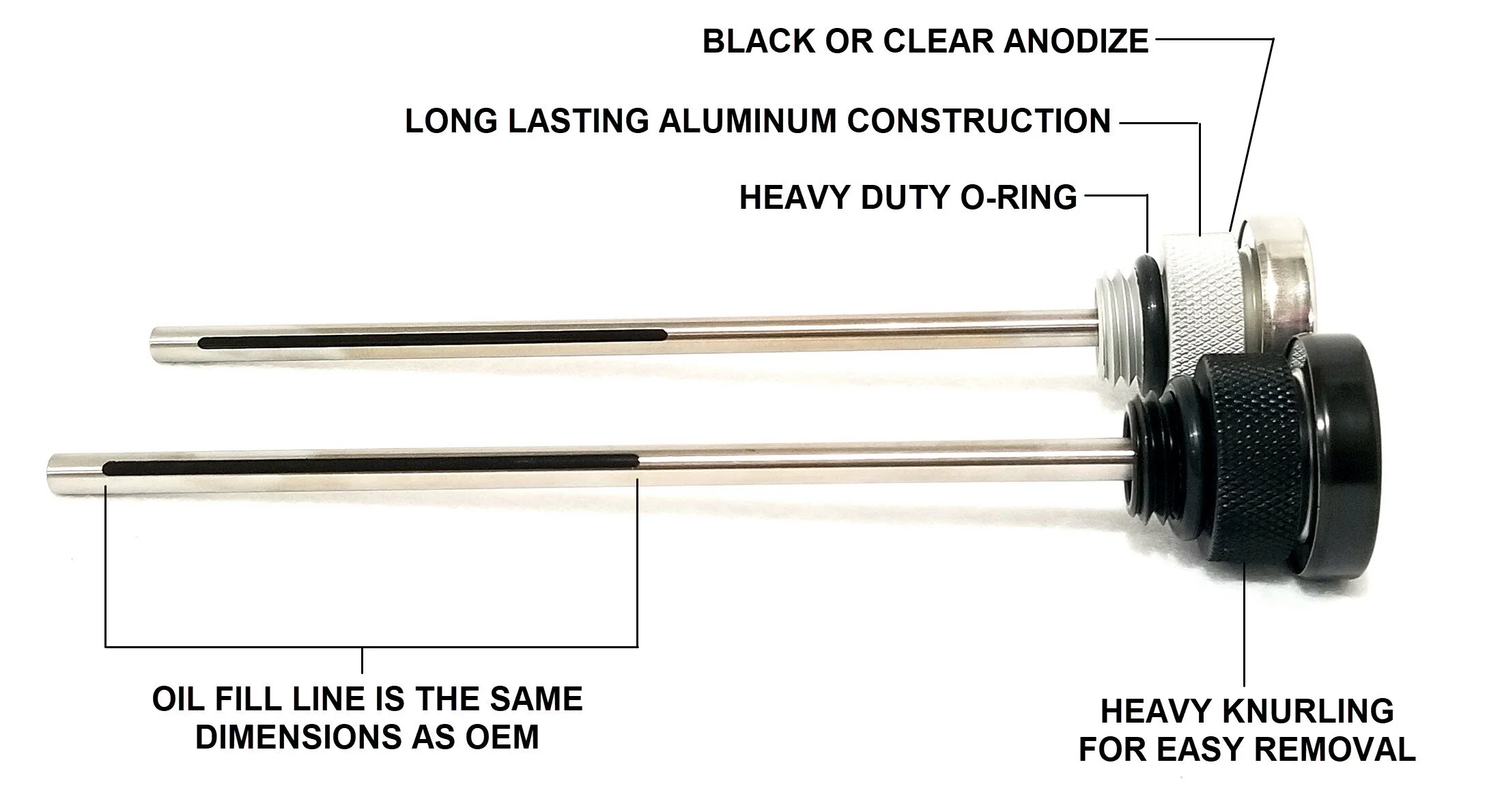XR650L / XL600 Oil Temperature / Thermometer Dipstick — Hemisphere